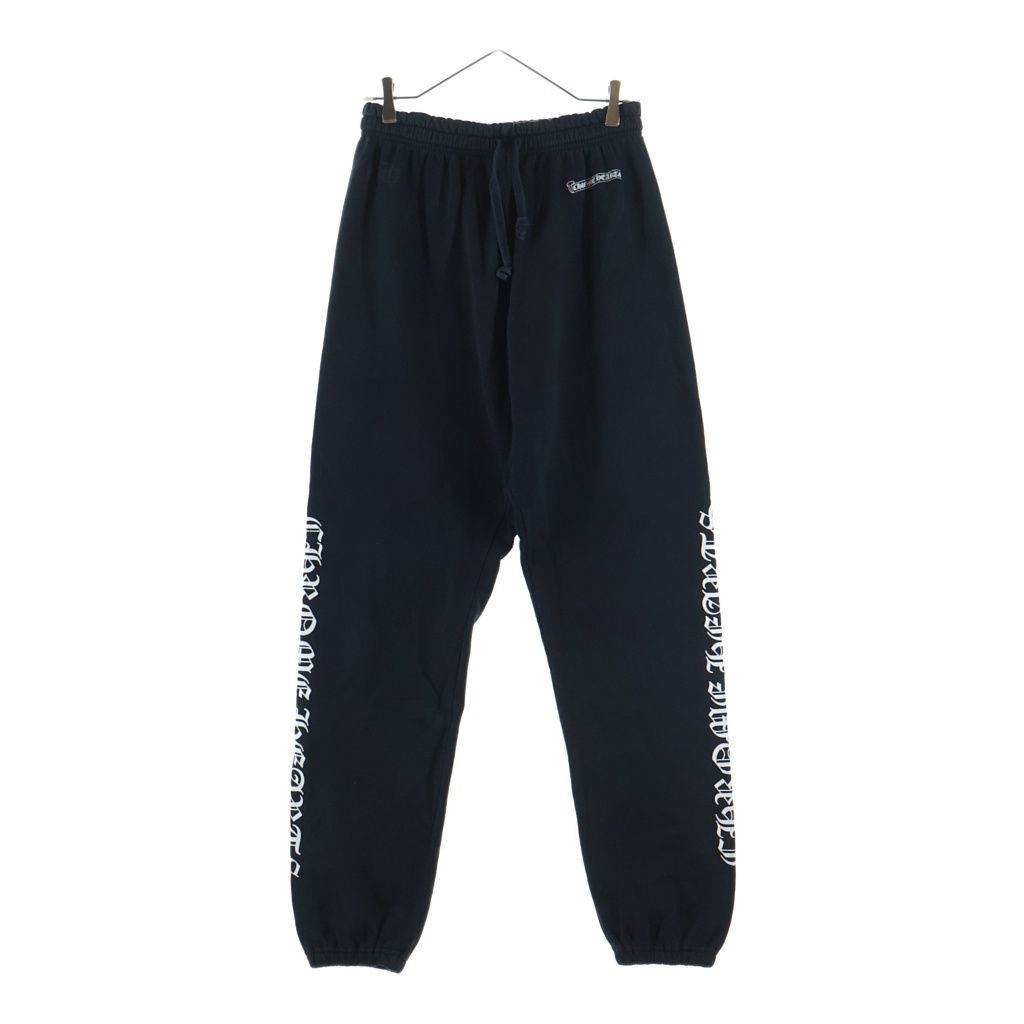 CHROME HEARTS (クロムハーツ) SWTSHRT PANTS フロントスクロールラベル 再度ロゴプリント スウェットパンツ ブラック 82,583円