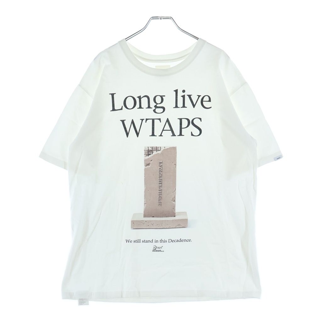 WTAPS (ダブルタップス) 20SS MONOLITH TEE 半袖 カットソー Tシャツ ホワイト
