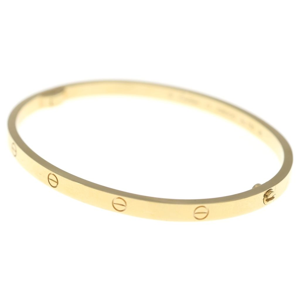 Cartier (カルティエ) ラブブレスSM ブレスレット イエローゴールド Au750YG 19.3g #17 ドライバー付