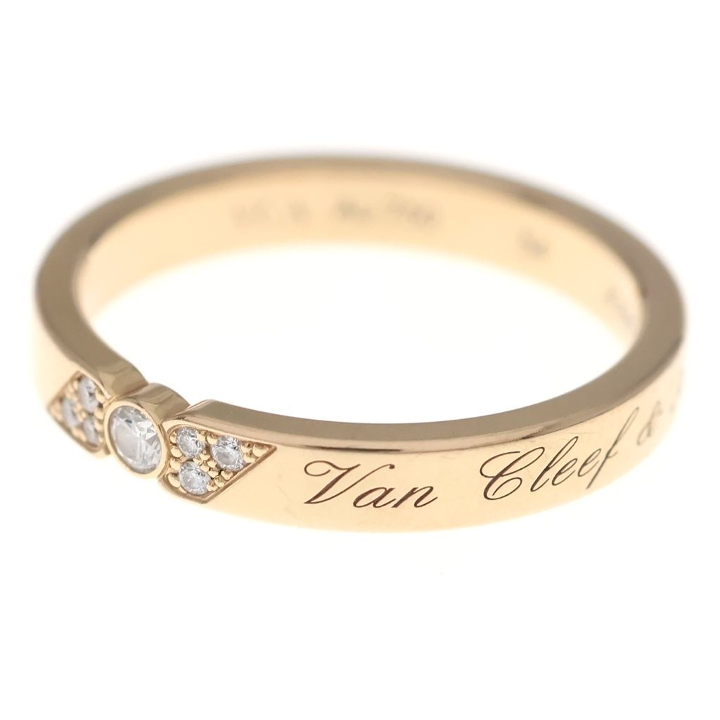 Van Cleef & Arpels (ヴァンクリーフアンドアーペル) トゥージュール シニアチュール エトワール ダイヤ マリッジリング Au750PG K18 ピンクゴールド VCARP7RE49