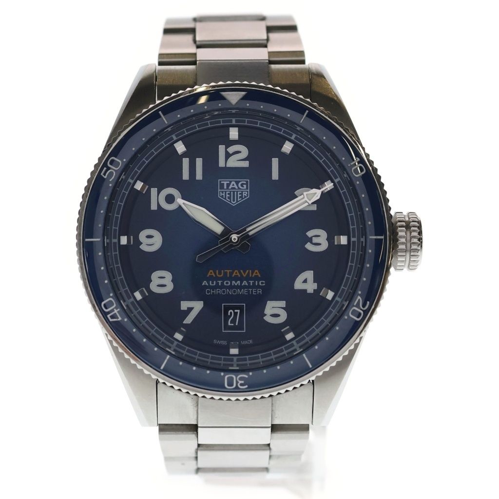 TAG HEUER (タグホイヤー) タグホイヤー オータヴィア キャリバー5 ブルーグラデーション文字盤 SS/AT ステンレス オートマ 自動巻き 腕時計 WBE5116 メンズ