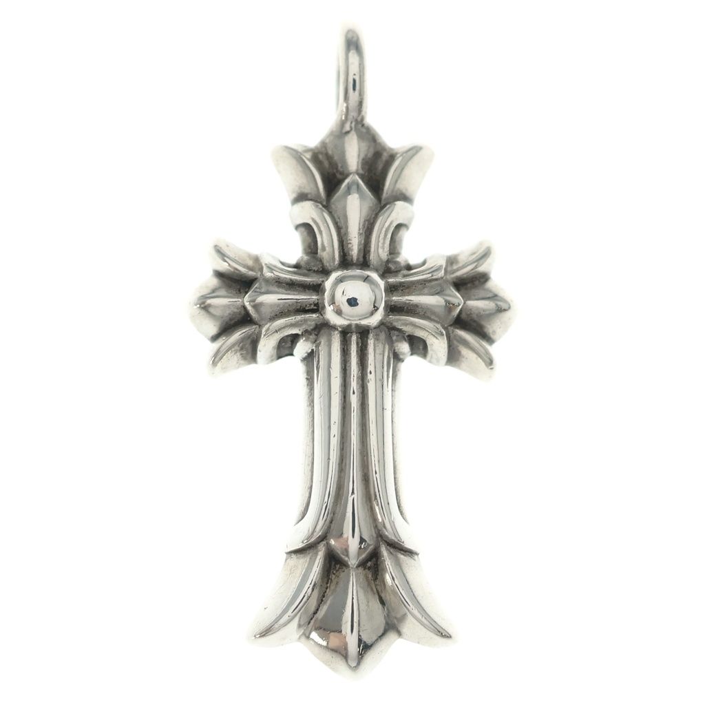 CHROME HEARTS (クロムハーツ) DBL CH CRS ダブルCHクロスチャーム ペンダントトップ シルバー BCA248