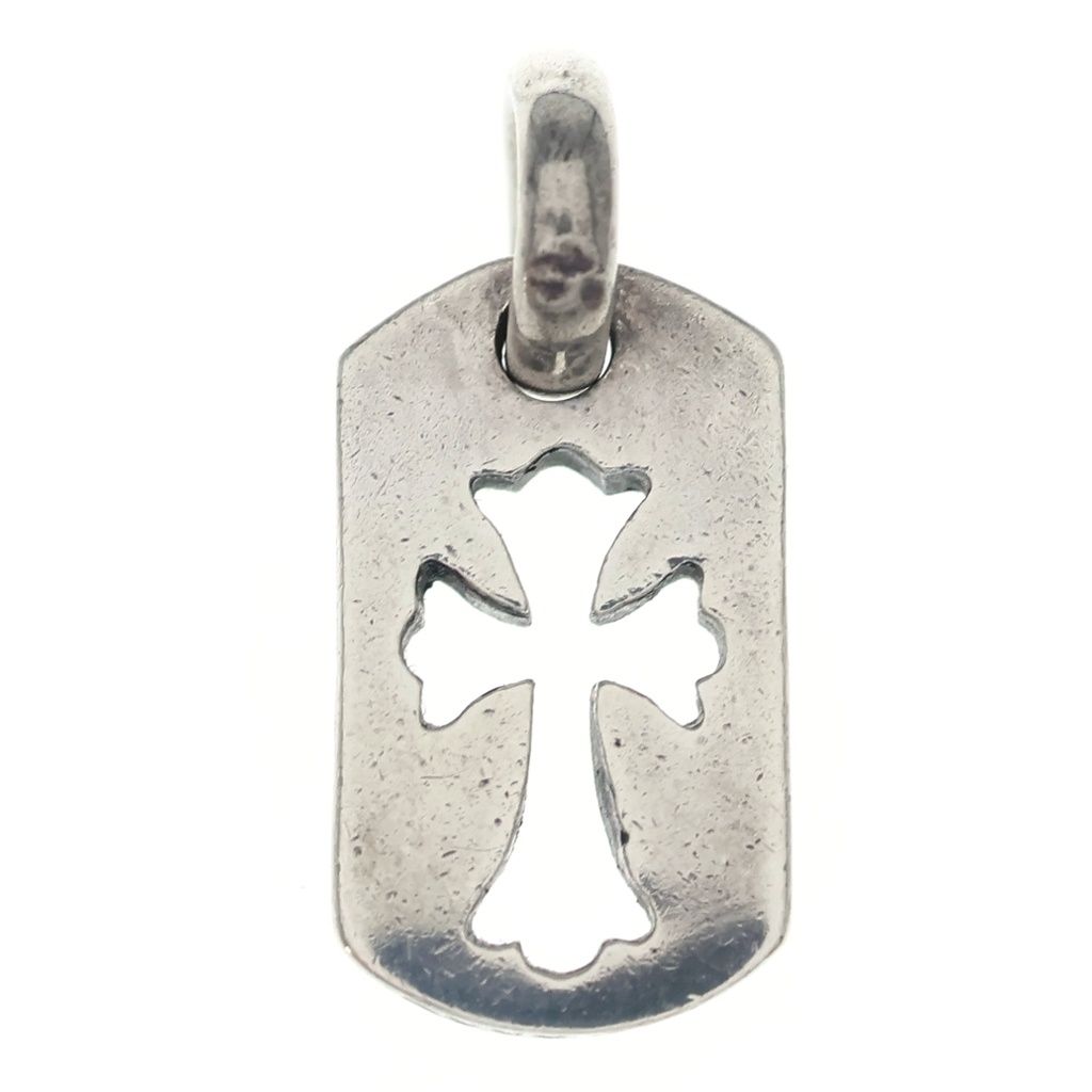 CHROME HEARTS (クロムハーツ) DT TNY CO CRS タイニーカットアウトクロスドッグタグ チャーム ペンダントトップ シルバー BCA252 157,300円