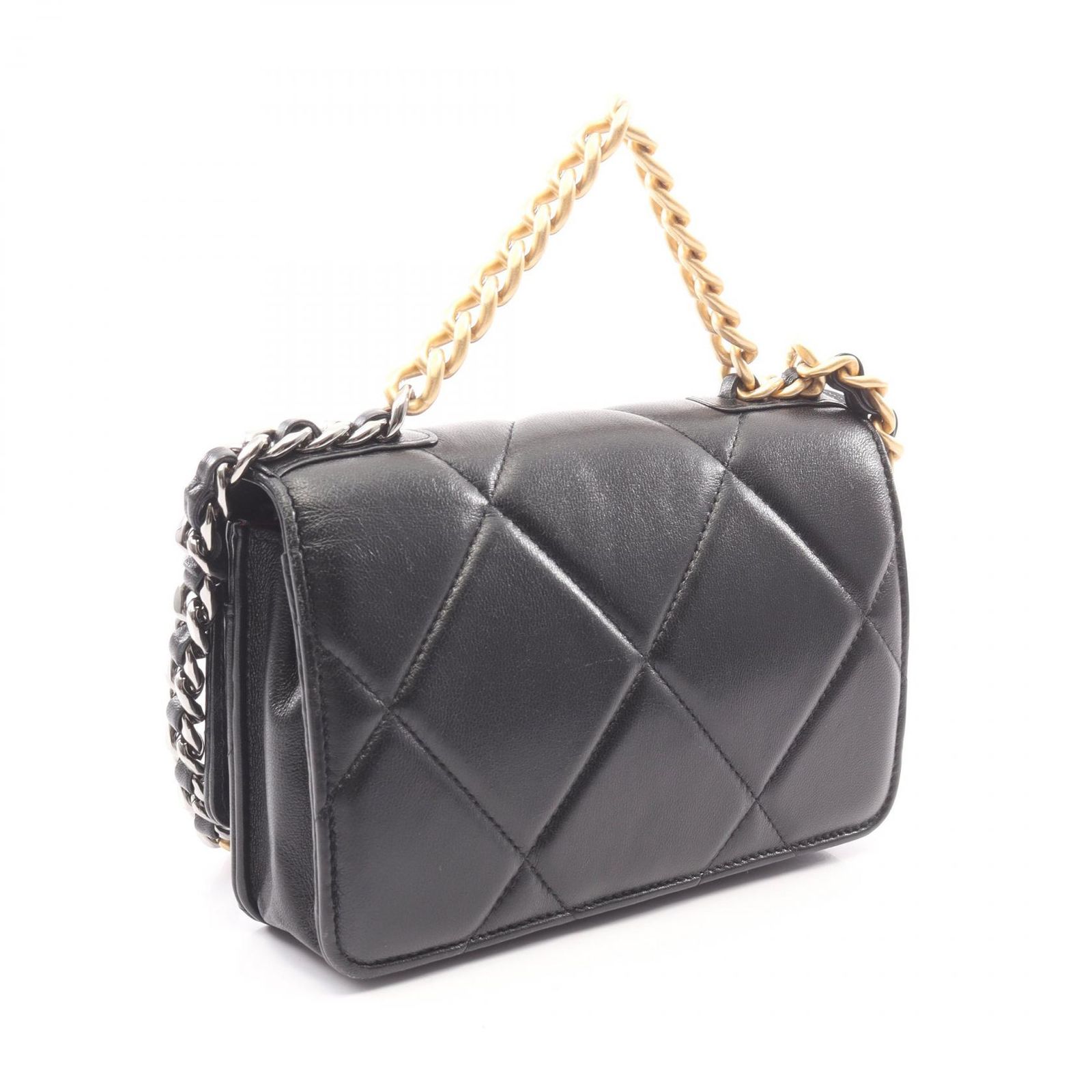 シャネル CHANEL ショルダーバッグ 19 ディズヌフ コンビ金具 2WAY