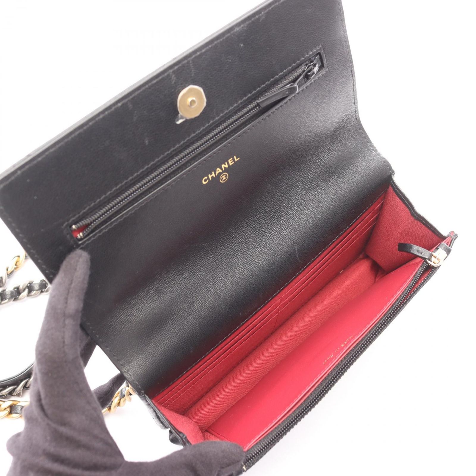 シャネル CHANEL ショルダーバッグ 19 ディズヌフ コンビ金具 2WAY