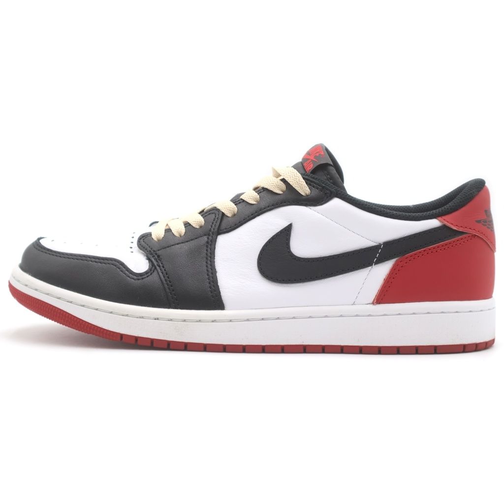 NIKE (ナイキ) AIR JORDAN 1 RETRO LOW OG BLACK TOE CZ0790-106 エアジョーダン1 ロー ブラックトゥ ローカットスニーカー ホワイト/ブラック/レッド US10.5/28.5cm