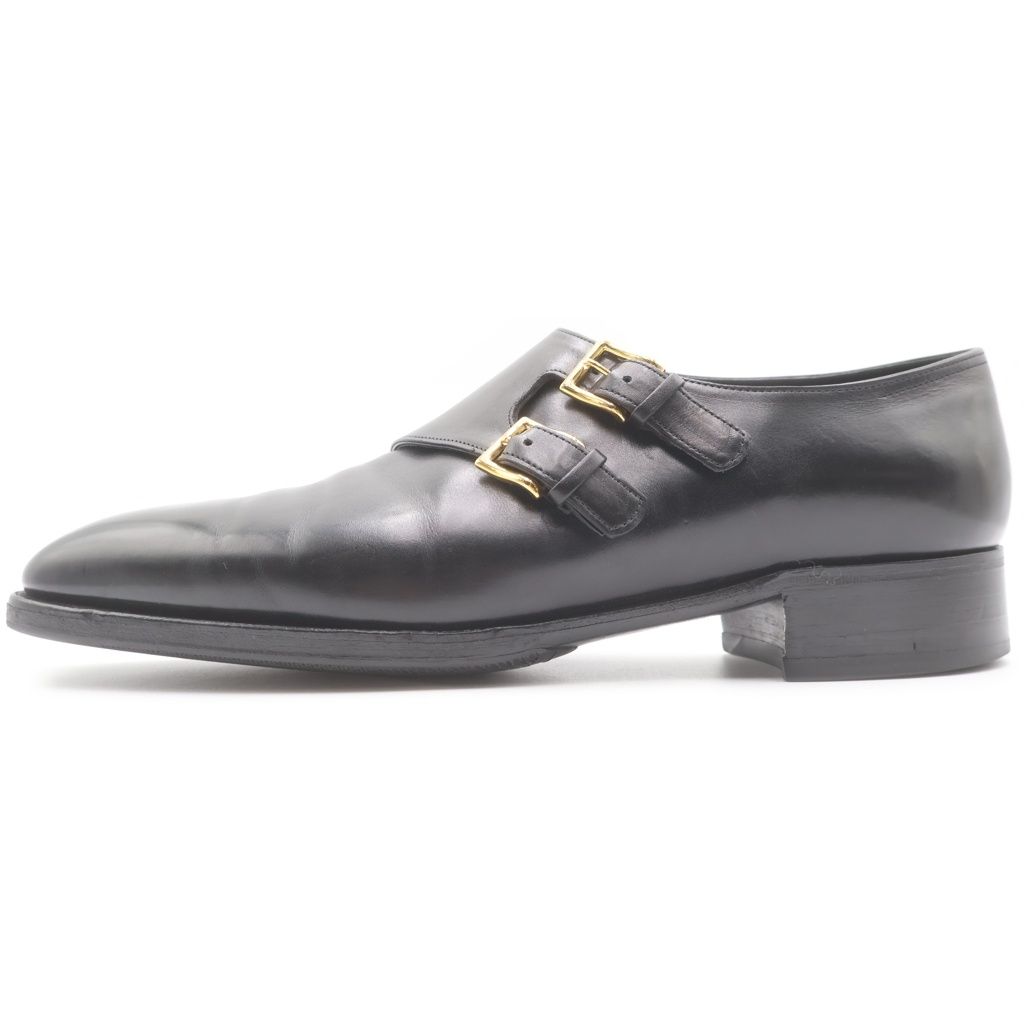 JOHN LOBB (ジョンロブ) Chapel チャペル ダブルモンク レザードレスシューズ ローファー 革靴 ブラック