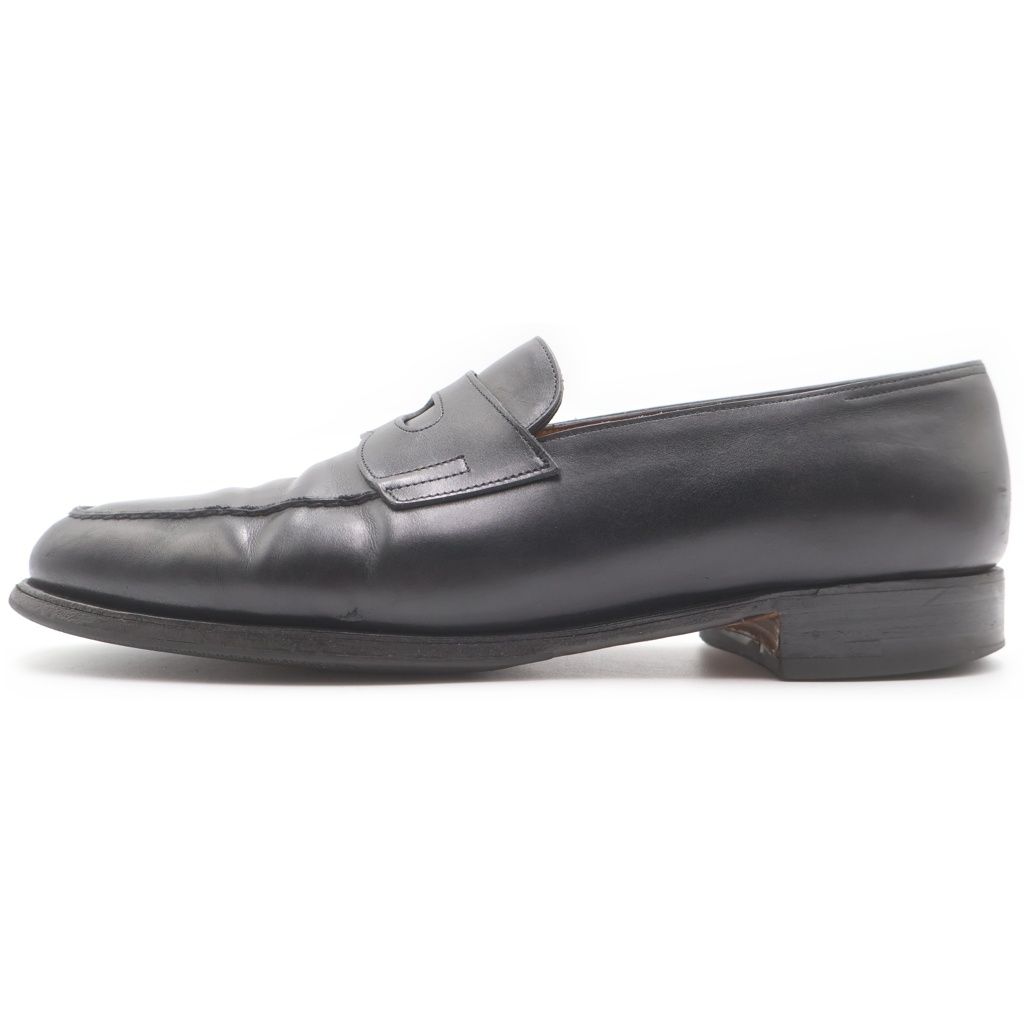 JOHN LOBB (ジョンロブ) LOPEZ ロペス レザーコインローファー シューズ 革靴 ブラック 10