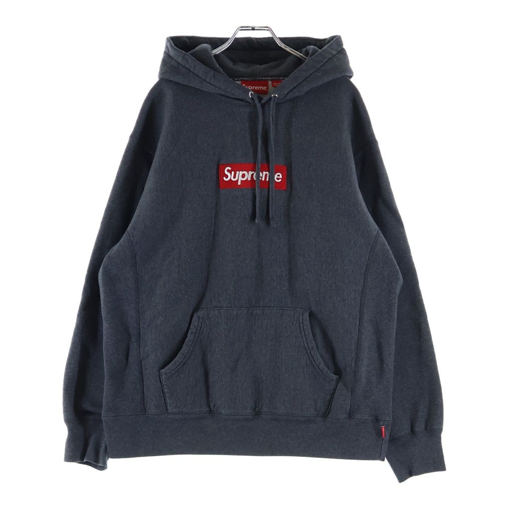 SUPREME (シュプリーム) 21AW Box Logo Hooded Sweatshirt ボックスロゴ スウェット プルオーバーパーカー グレー