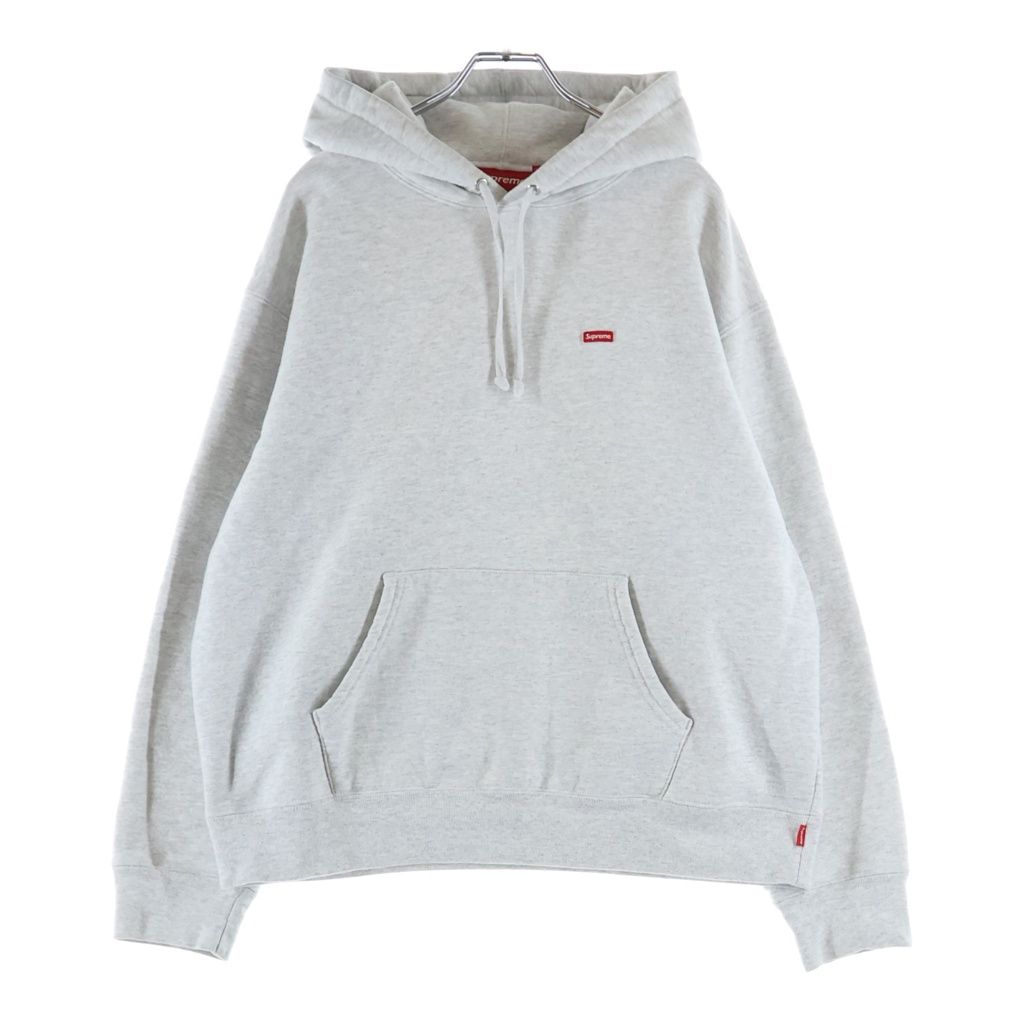SUPREME (シュプリーム) 23SS Small Box Logo Hooded Sweatshirt スモールボックスロゴ スウェット プルオーバーパーカー グレー