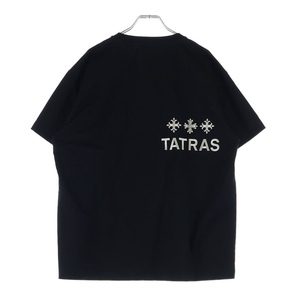 TATRAS (タトラス) NUNKI ヌンキ ワンポイントロゴ 半袖Tシャツ カットソー ブラック MCKZ0378083588