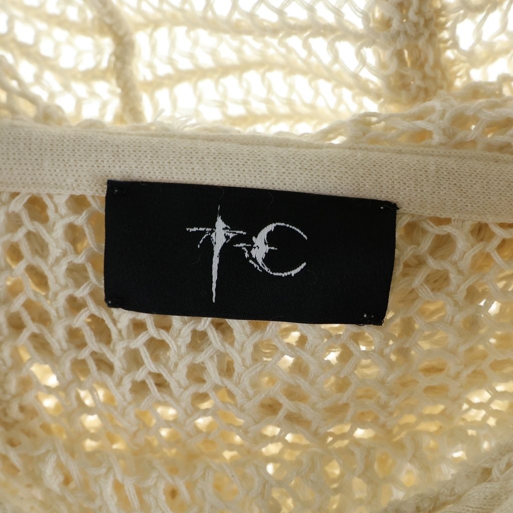 THUG CLUB (サグクラブ) TC LINE MESH KNIT HOODIE ドローストリング
