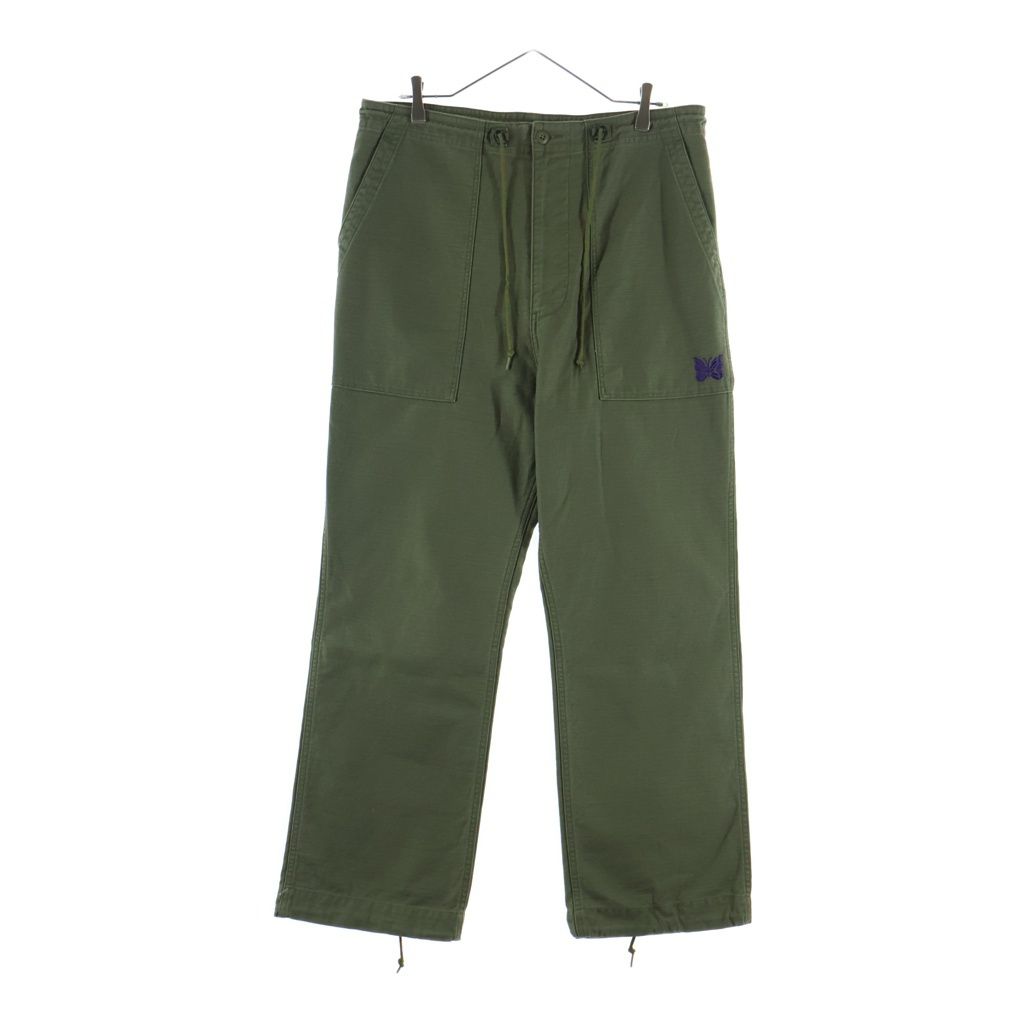 Needles (ニードルス) String Fatigue Pant Back Sateen バックサテン ミリタリー ファティーグパンツ カーキ QV147