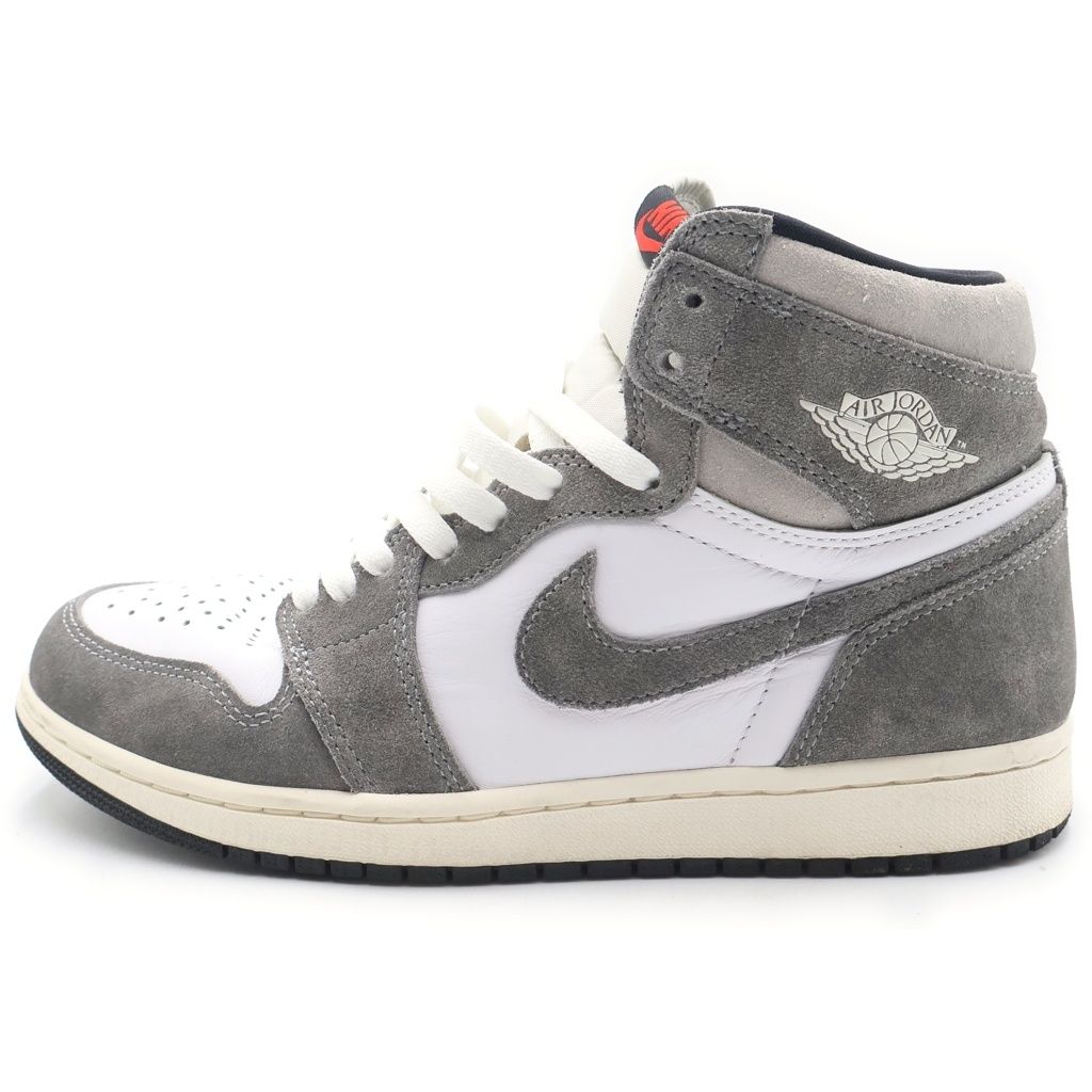 NIKE (ナイキ) AIR JORDAN 1 RETRO HIGH OG BLACK AND SMOKE GREY エアジョーダン 1 ブラックアンドスモークグレー ハイカットスニーカー グレー US8/26cm DZ5485-051