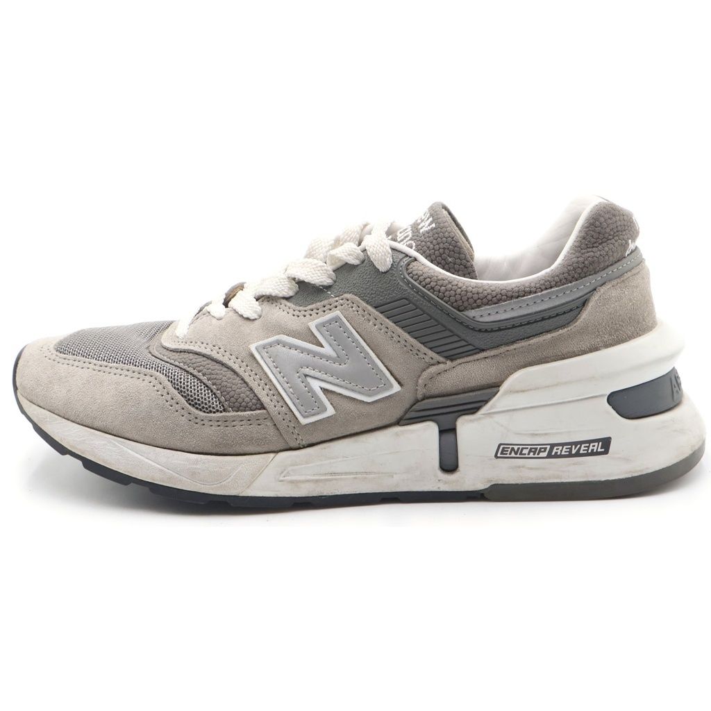New Balance (ニューバランス) M997SGR スウェード メッシュ ローカットスニーカー グレー US9/27cm