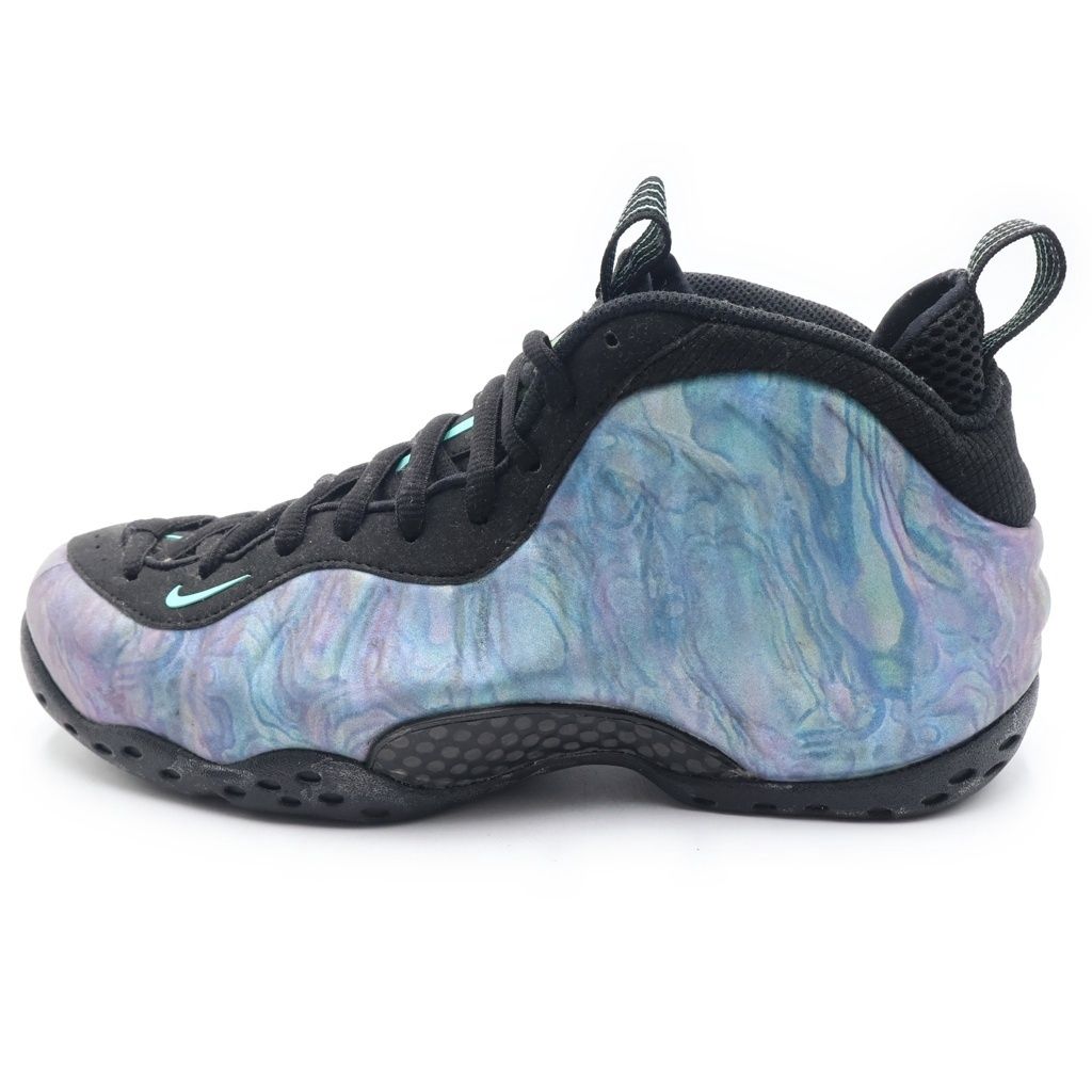 NIKE (ナイキ) AIR FOAMPOSITE ONE PREMIUM ABALONE 575420-009 エア フォーム ポジット プレミアム アバロン ハイカットスニーカー グレー/ブラック US8.5/26.5cm