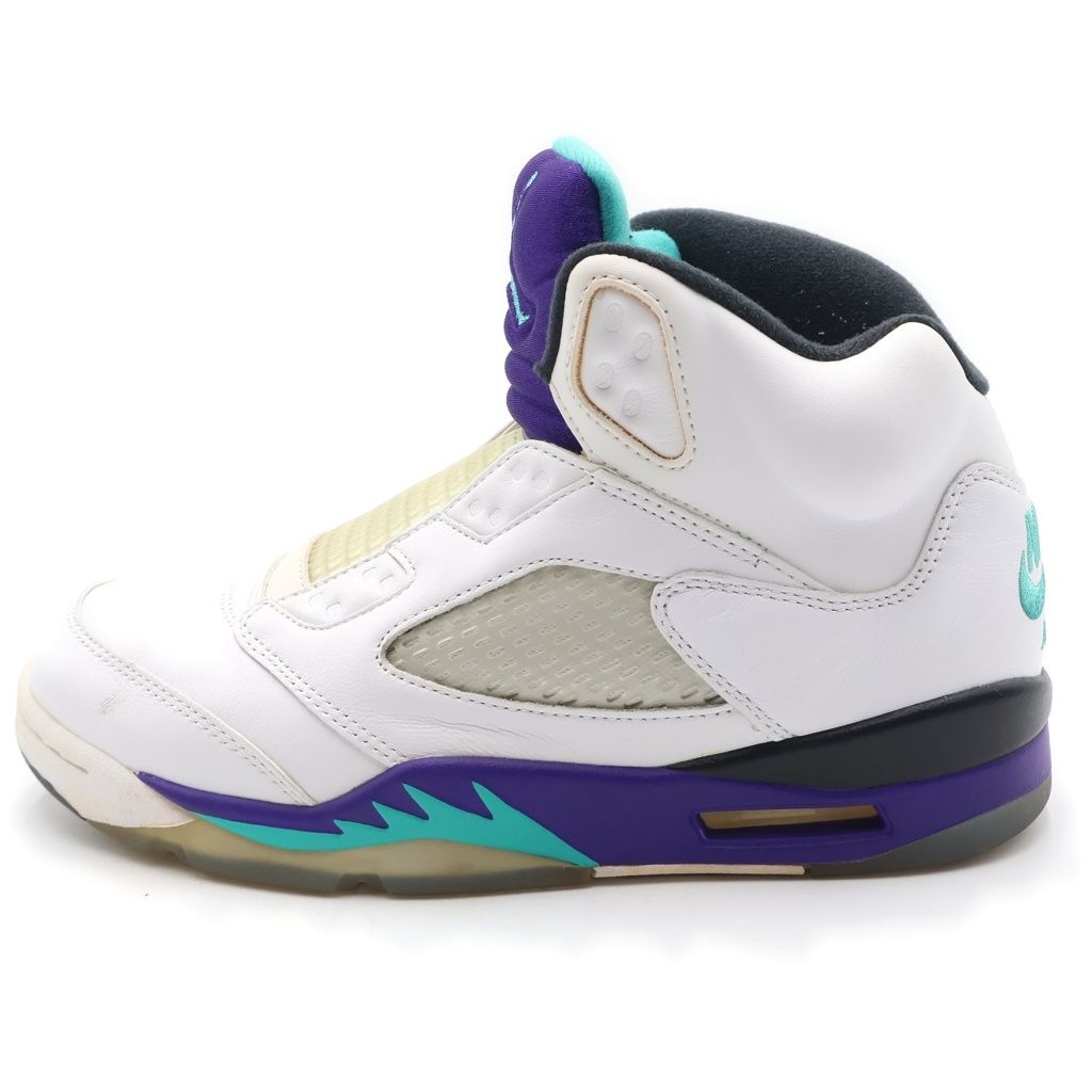 NIKE (ナイキ) AIR JORDAN 5 RETRO GRAPE FRESH PRINCE AV3919-135 エアジョーダン5 レトロ ハイカットスニーカー ホワイト US8.5/26.5cm 8,633円