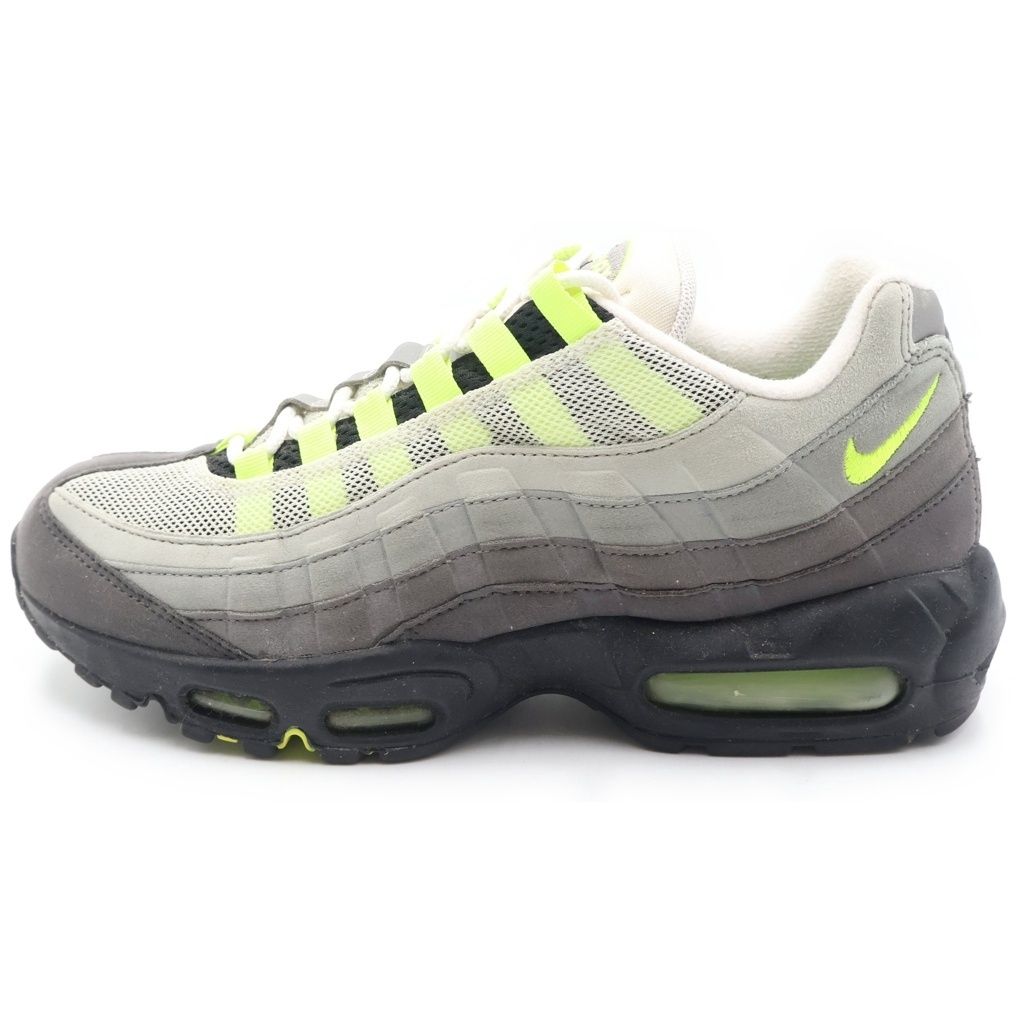 NIKE (ナイキ) AIR MAX 95 OG 554970-071 エア マックス 95 ローカットスニーカー グレー/イエロー US8.5/26.5cm