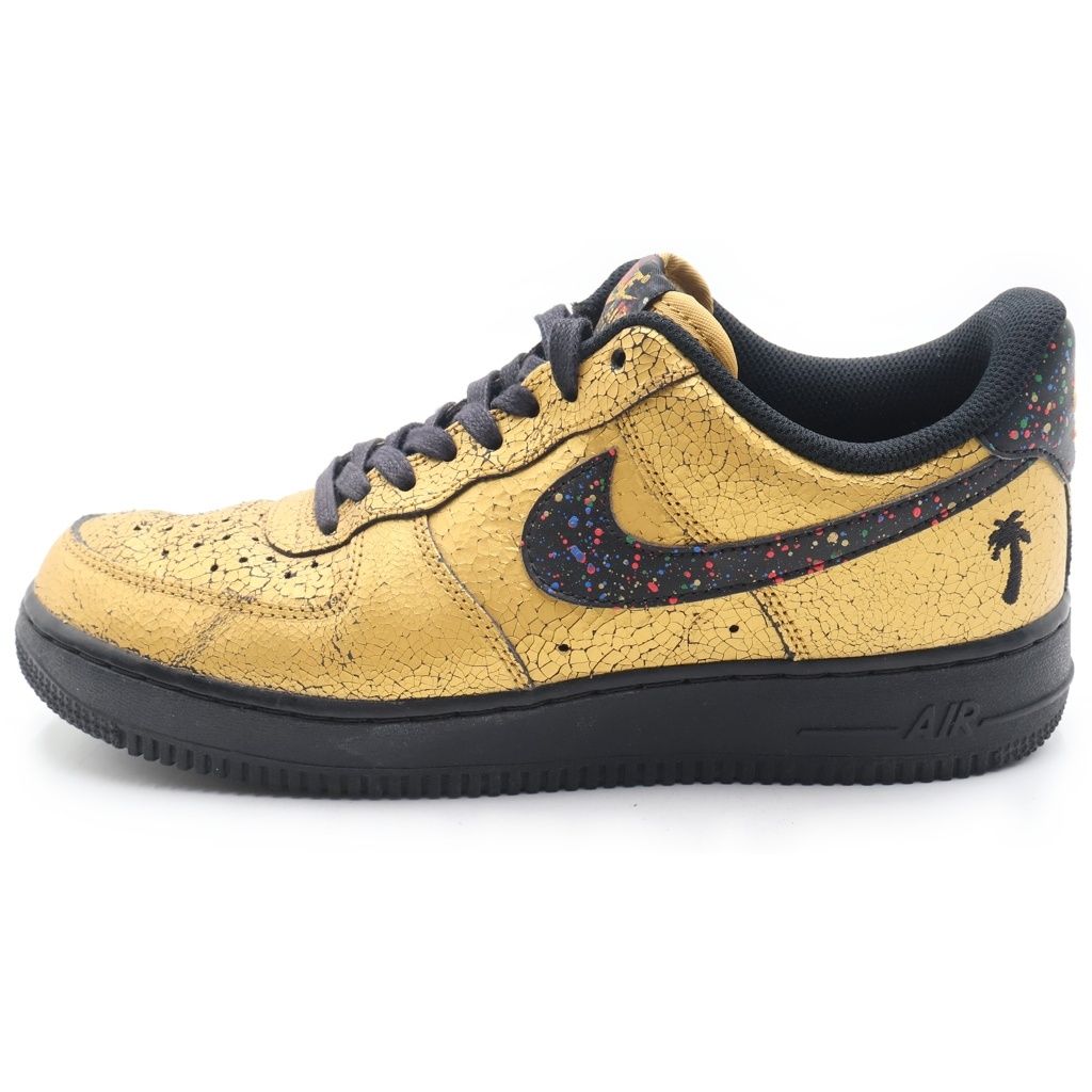 NIKE (ナイキ) AIR FORCE1 LOW CARIBANA FESTIVAL TORONT AV3219-700 エア フォース1 カリバナ フェスティバル トロント ローカットスニーカー ゴールド US8.5/26.5cm