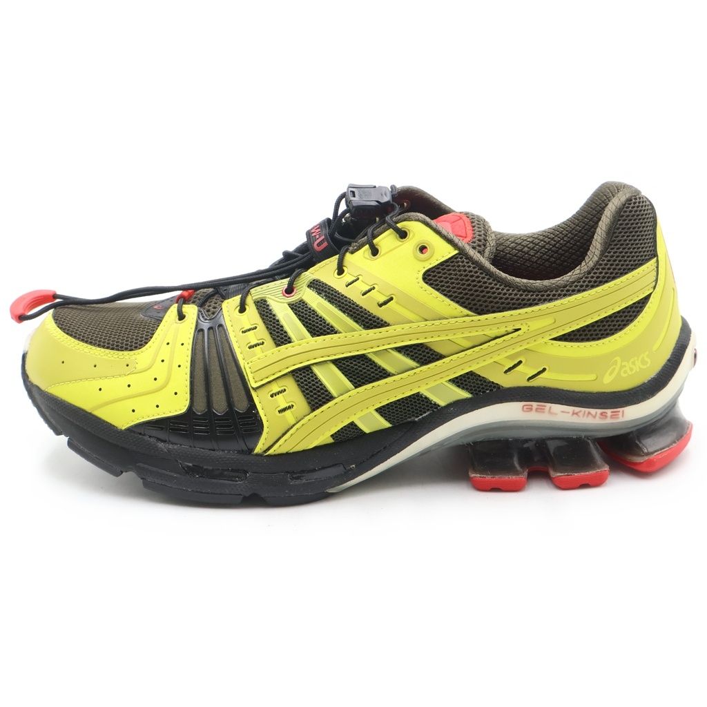 ASICS (アシックス) ×AFFXWRKS GEL-KINSEI KELP 1021A254-200 アフィックスワークス ゲルキンセイ ケルプ ローカットスニーカー ブラウン/イエロー US9/27cm