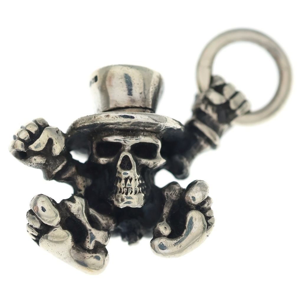 CRAZY PIG (クレイジーピッグ) CHEEKY GOMEZ CRAZY PIG MASCOT PENDANT チーキーゴメス クレイジーピッグマスコットペンダントトップ シルバー