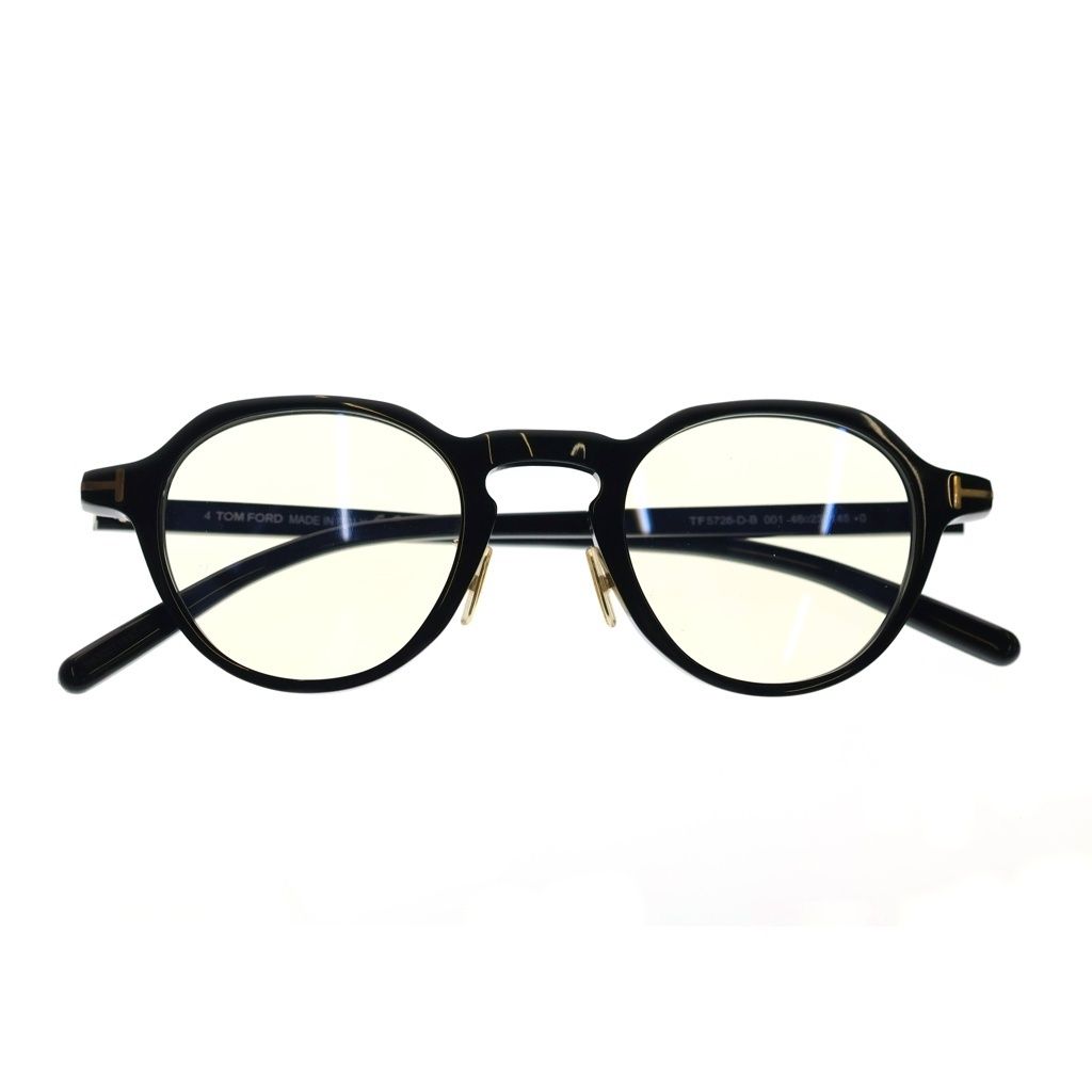 TOM FORD (トムフォード) TF5726-D-B アジアンフィット ウェリントンフレーム サングラス メガネ ブラック/ゴールド