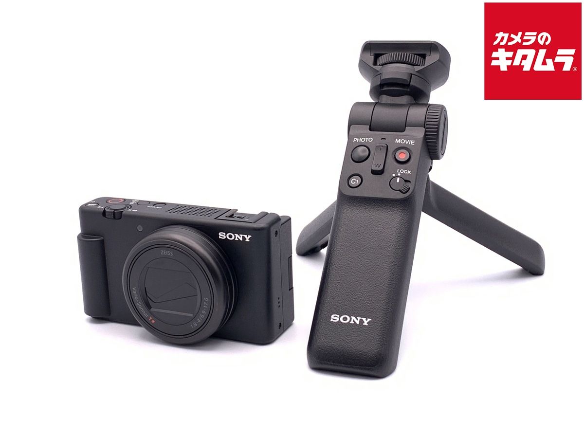 【中古】 【美品】 ソニー VLOGCAM ZV-1M2G B シューティンググリップキット ブラック