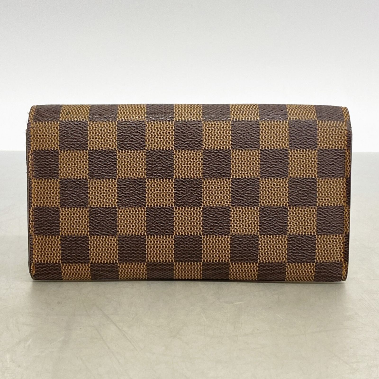 ルイヴィトン　ポルトモネクレディ 長財布　ダミエ　エヌべ　ブラウン ルイ・ヴィトン(Louis Vuitton) ルイ・ヴィトン 長財布 ダミエ ポルト