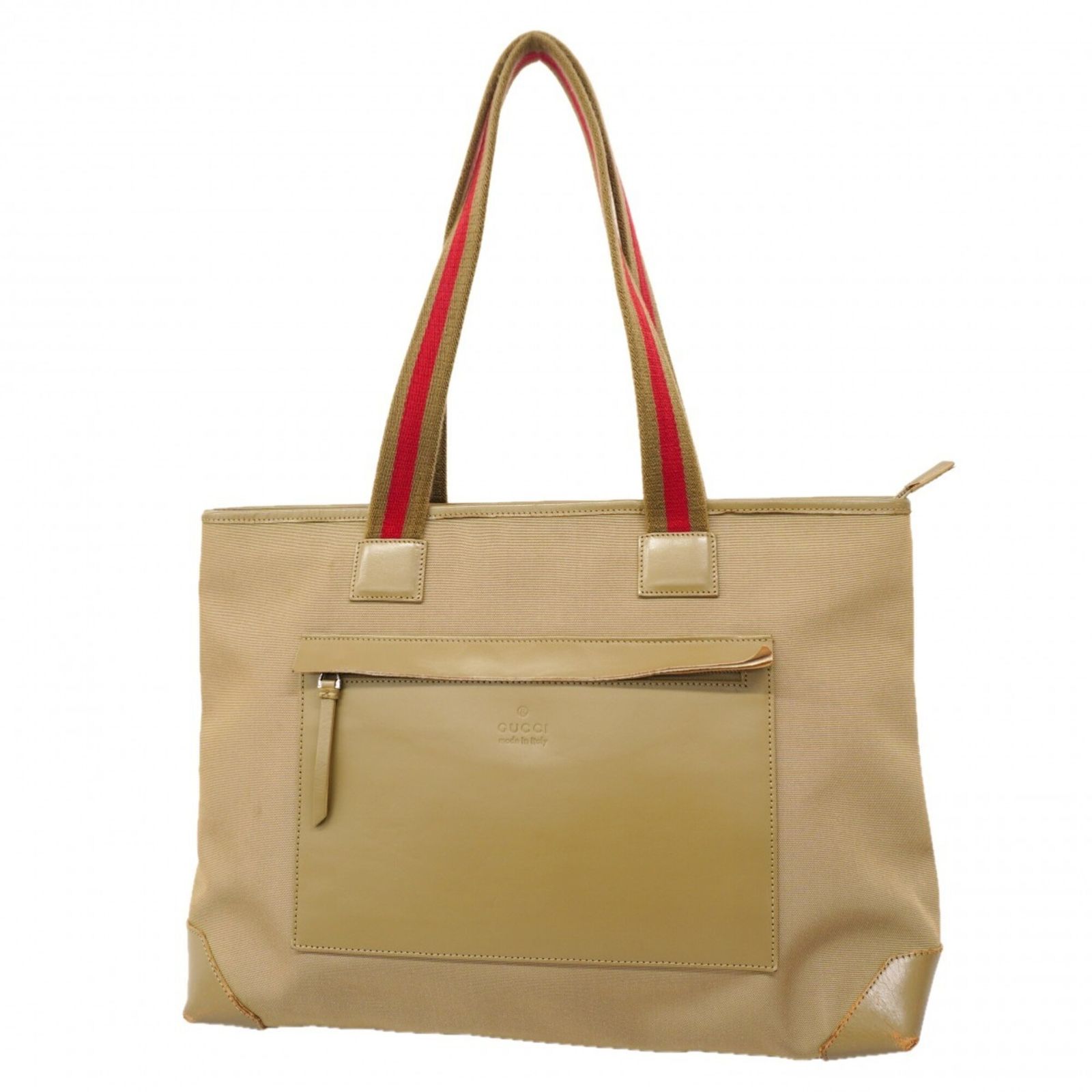 グッチ(Gucci) グッチ トートバッグ 019 0426 キャンバス カーキ レディース