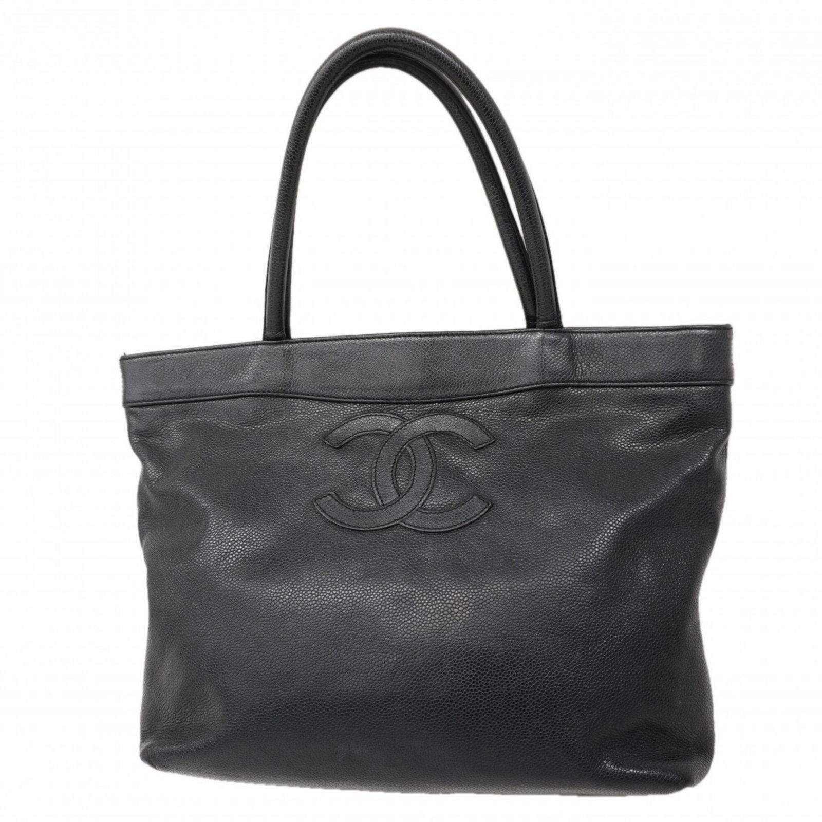 シャネル(Chanel) シャネル トートバッグ キャビアスキン ブラック レディース