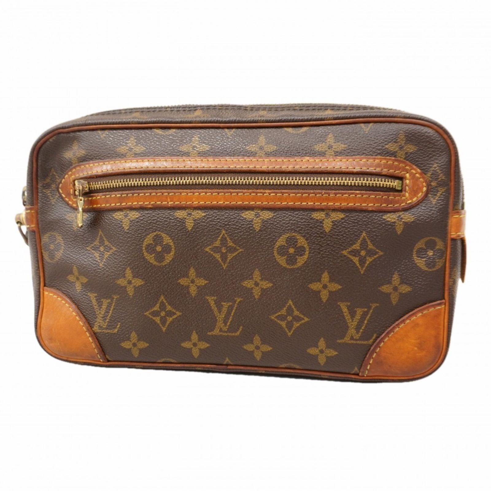 ルイ・ヴィトン(Louis Vuitton) ルイ・ヴィトン クラッチバッグ モノグラム マルリードラゴンヌGM M51825 ブラウンメンズ