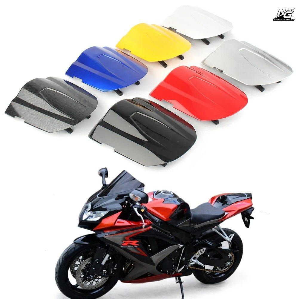 リアピリオンパッセンジャーカウルシートバックABSプラスチックアフターマーケットカバーGSXR GSXR600 GSXR750 2008 2009 600 750 08 09 K8