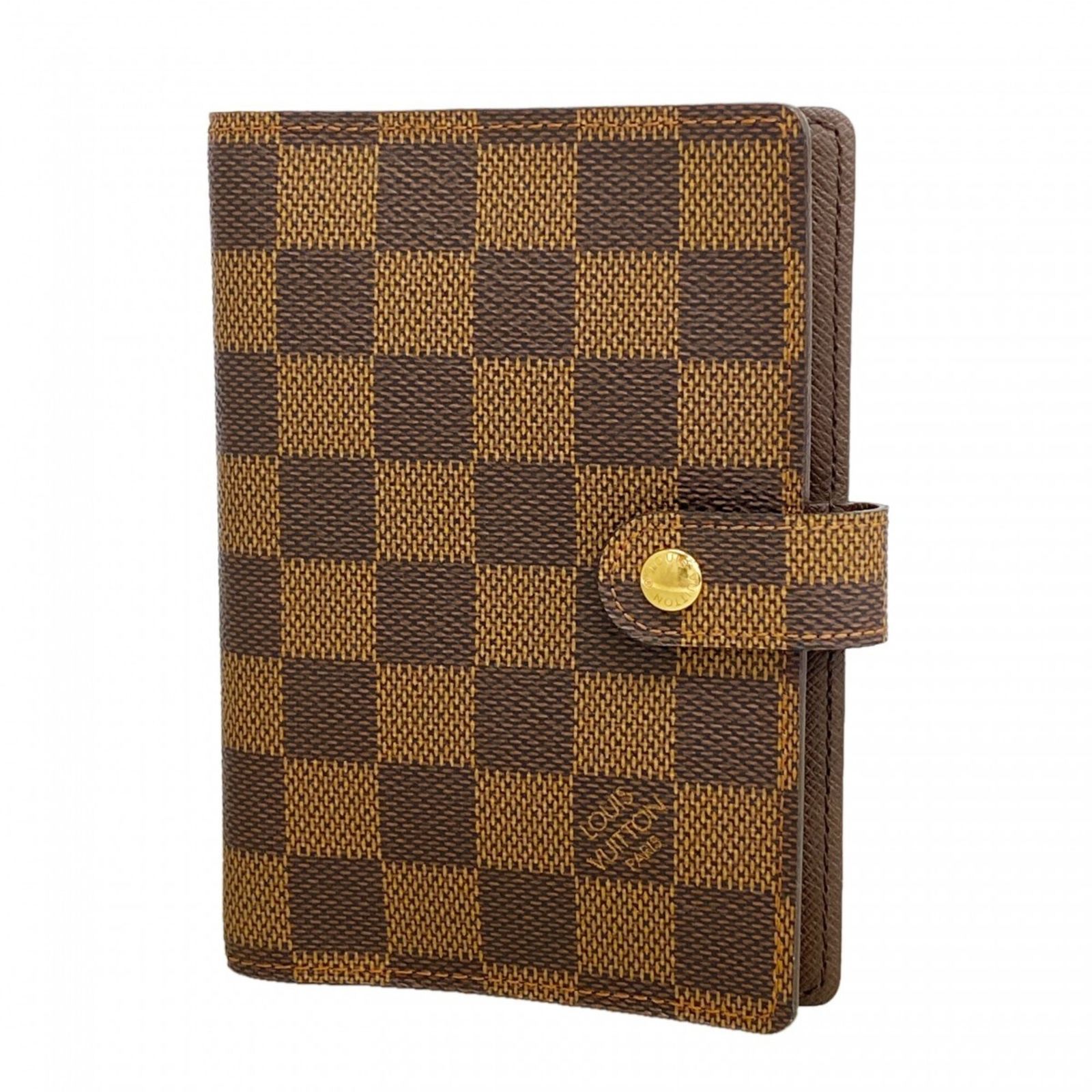 ルイ・ヴィトン(Louis Vuitton) ルイ・ヴィトン 手帳カバー ダミエ アジェンダPM R20700 エベヌメンズ レディース
