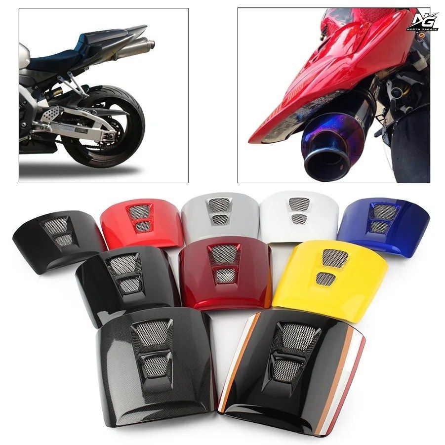 オートバイ用リアピリオンパッセンジャーカウルシートバックカバー ホンダ CBR1000RR 2004 - 07 ABS樹脂製