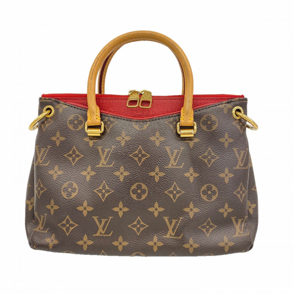 【6fa1147】ルイヴィトン ハンドバッグ モノグラム パラスBB M41241 ブラウン スリーズ【中古】レディース