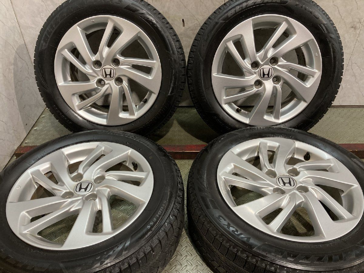 BS BLIZZAK VRX3 185/60R15】スタッドレス【HONDA 純正ホイール 15