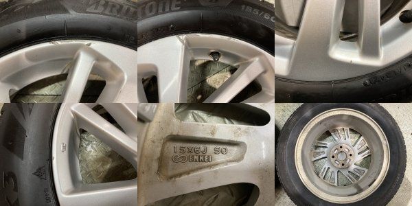 BS BLIZZAK VRX3 185/60R15】スタッドレス【HONDA 純正ホイール 15