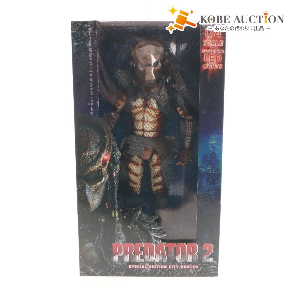 ■ NECA REEL TOYS ネカ リールトイズ フィギュア プレデター2 シティハンター スペシャルエディション LED 1/4スケール 未開封 未使用