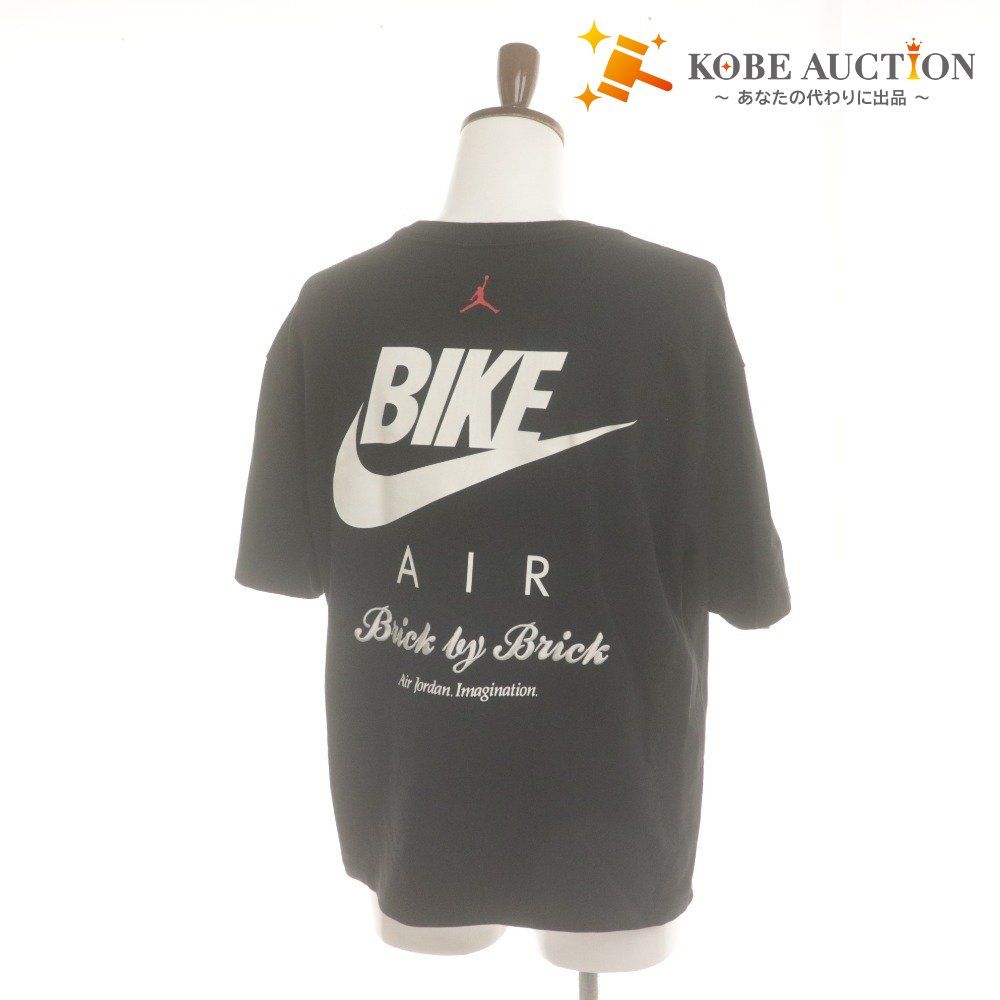 ■ Nike Jordan × Nigel Sylvester 半袖Tシャツ トップス Bike Tee HQ1736-010 ロゴ柄 限定コラボモデル メンズ M 黒 ブラック 13,424円