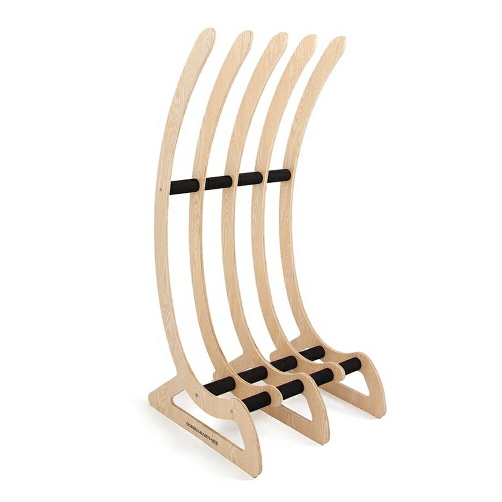 オーシャンアンドアースOCEAN&EARTH O&E TIMBER FREE STANDING RAX　｜4 BOARD　9321977706681　サーフボードスタンド　