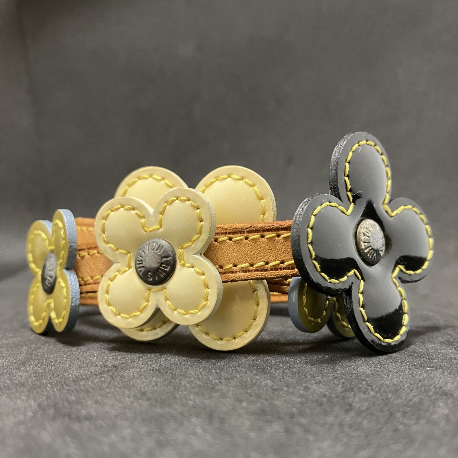 【2種セット】Louis Vuitton ルイヴィトン ブレスレット LOUIS VUITTON ルイヴィトン ブレスレット 2連 フラワーレキシントン