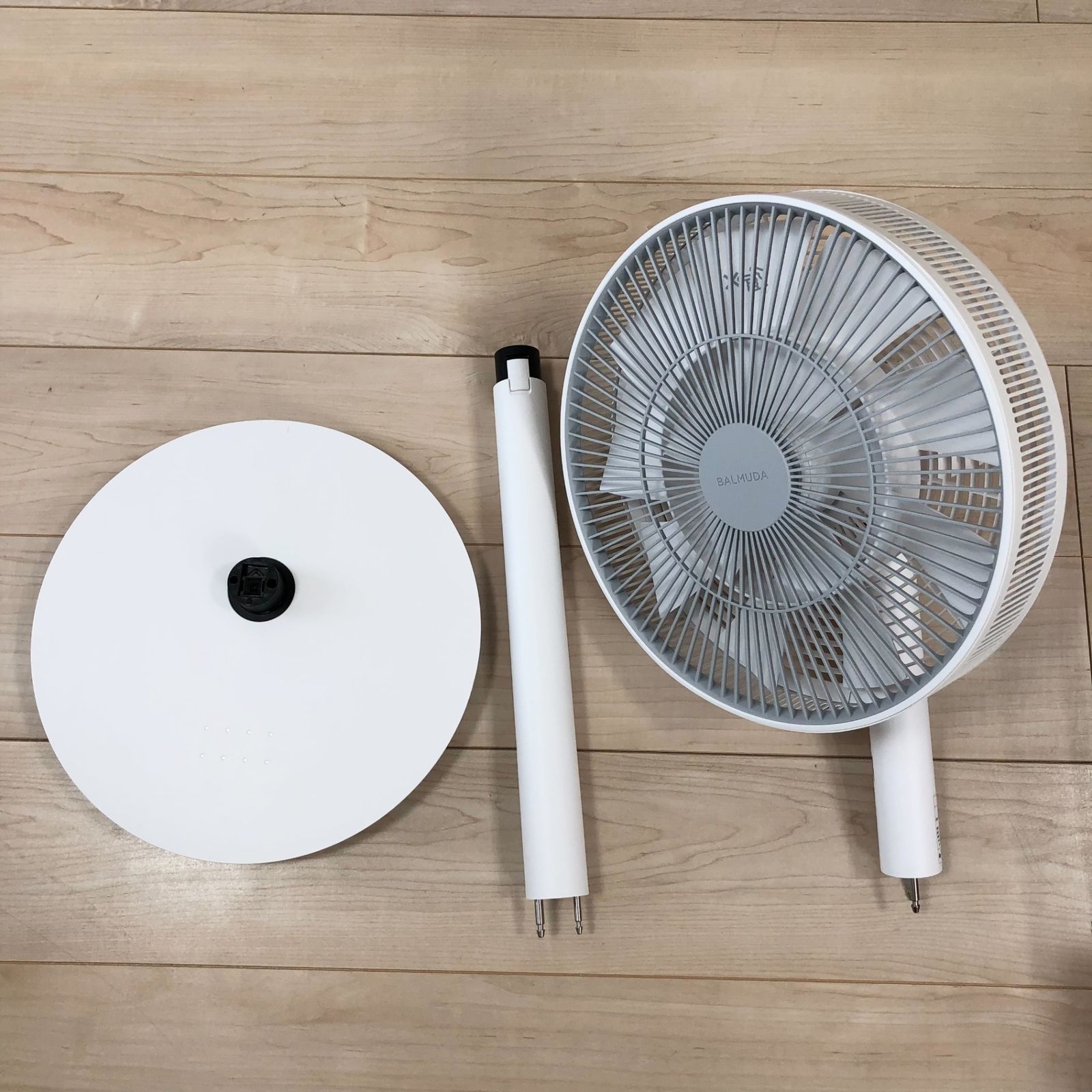 バルミューダ ザ・グリーンファン DCモーター扇風機 BALMUDA The GreenFan EGF-1800-WG (ホワイト×グレー)