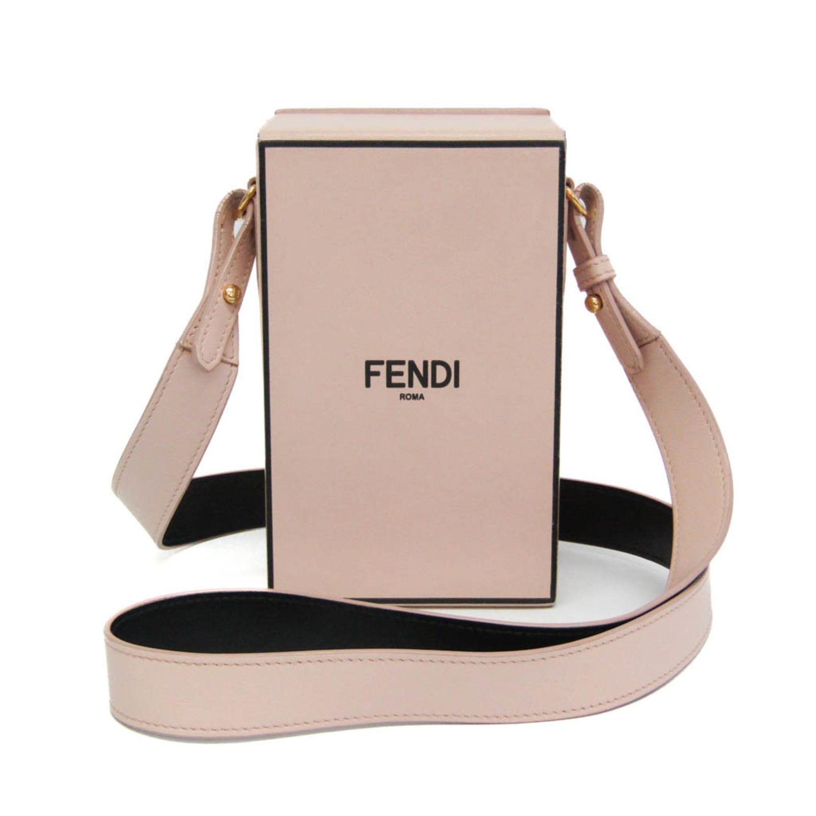 フェンディ(Fendi) ボックス 8BT339 レディース レザー ショルダーバッグ ピンク