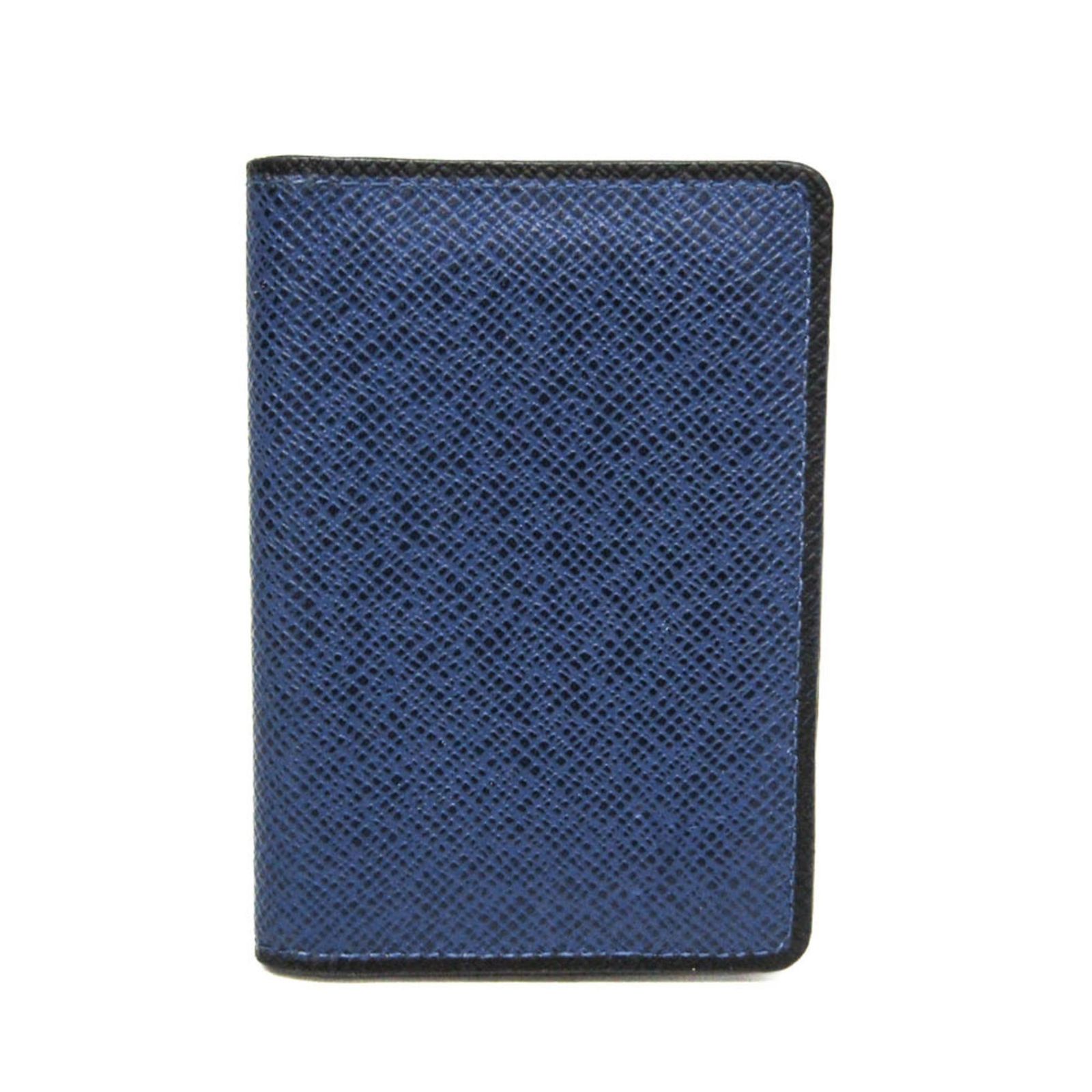 ルイ・ヴィトン(Louis Vuitton) タイガ オーガナイザー・ドゥ ポッシュ M30551 レザー カードケース コバルト