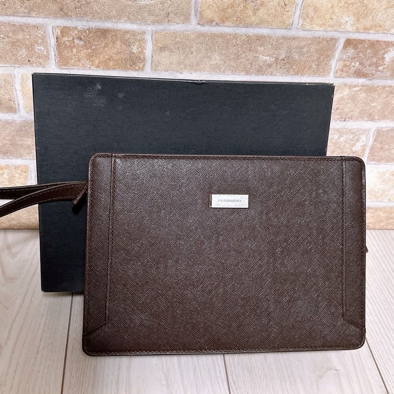 (美品) Burberry(バーバリー)セカンドバッグ クラッチバッグ