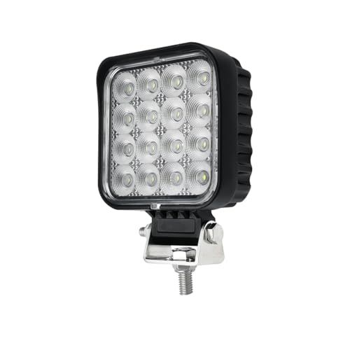 Ksガレージ 作業灯 led 防水 48w マリン仕様 防錆 ステー付き 船舶 デッキライト 12v 24v 対応 小型 屋外 LEDライト 投光器 トラック タイヤ灯ts 4f5955f4