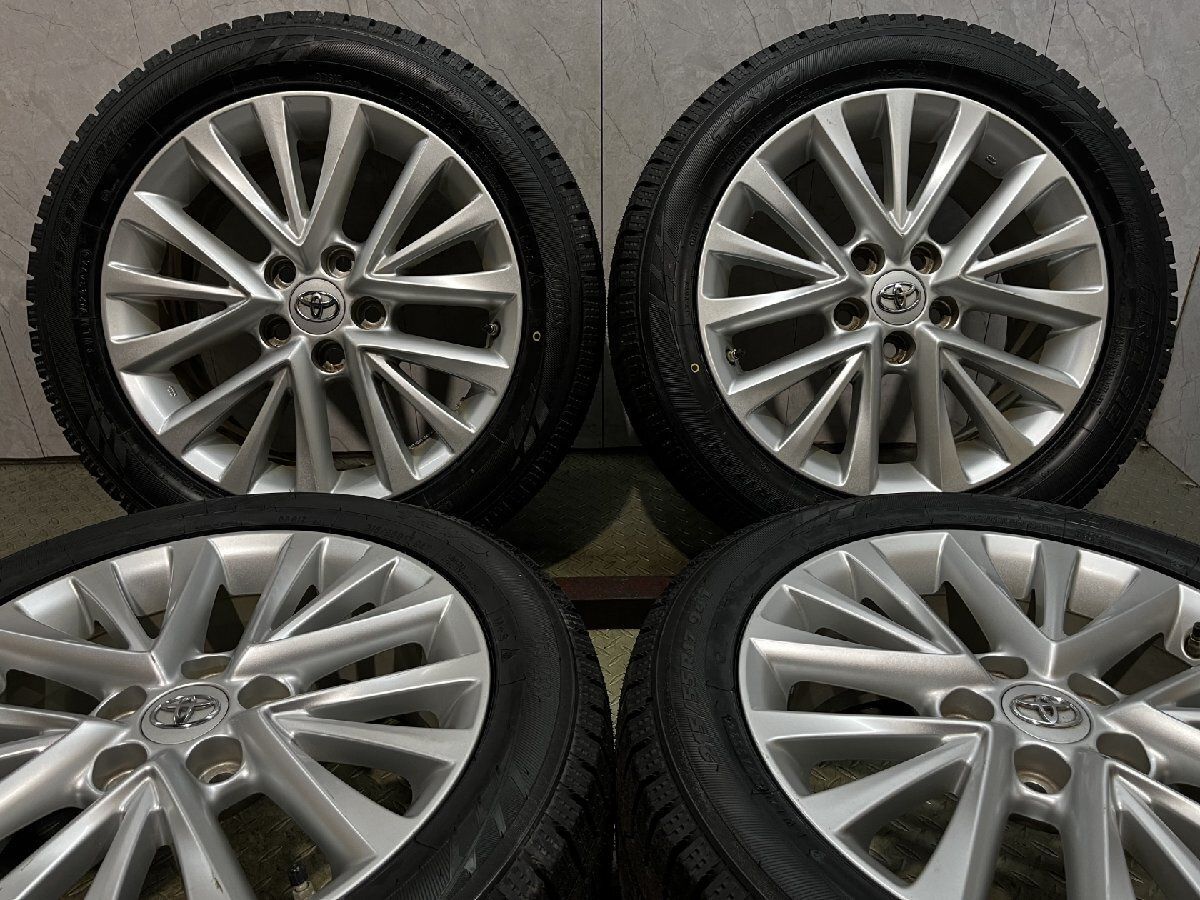 タイヤ新品 バランス済【TOYO GIZ 215/55R17】スタッドレス【トヨタ カムリ 純正ホイール 17インチ 7J5HPCD114.3+45】24年製　(MTC101)