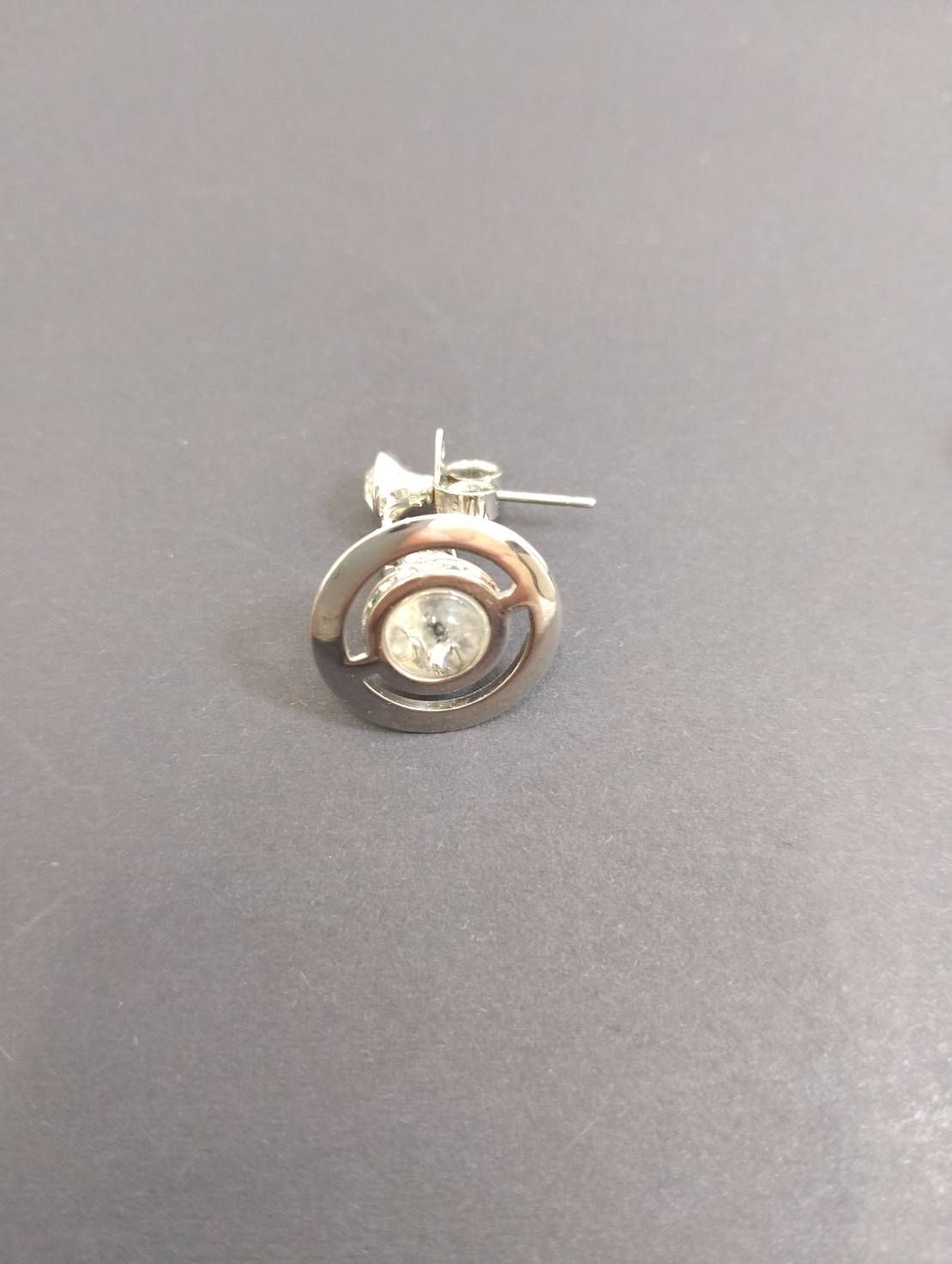 【美品・箱付】ヴィヴィアンウエストウッド　プチオーブ　ドロップピアス　シルバー