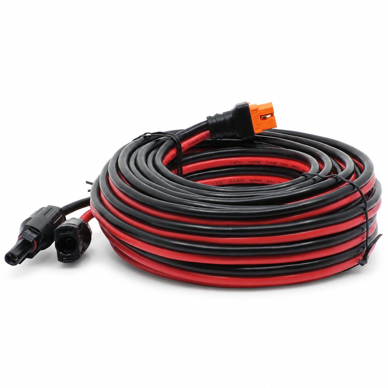 UMikke MC4 to XT60i ソーラー充電ケーブル 10AWG 20A 10m 太陽光パネル から ポータブル電源 変換アダプター 太陽光発電用機器・部材 [10AWG_10m]