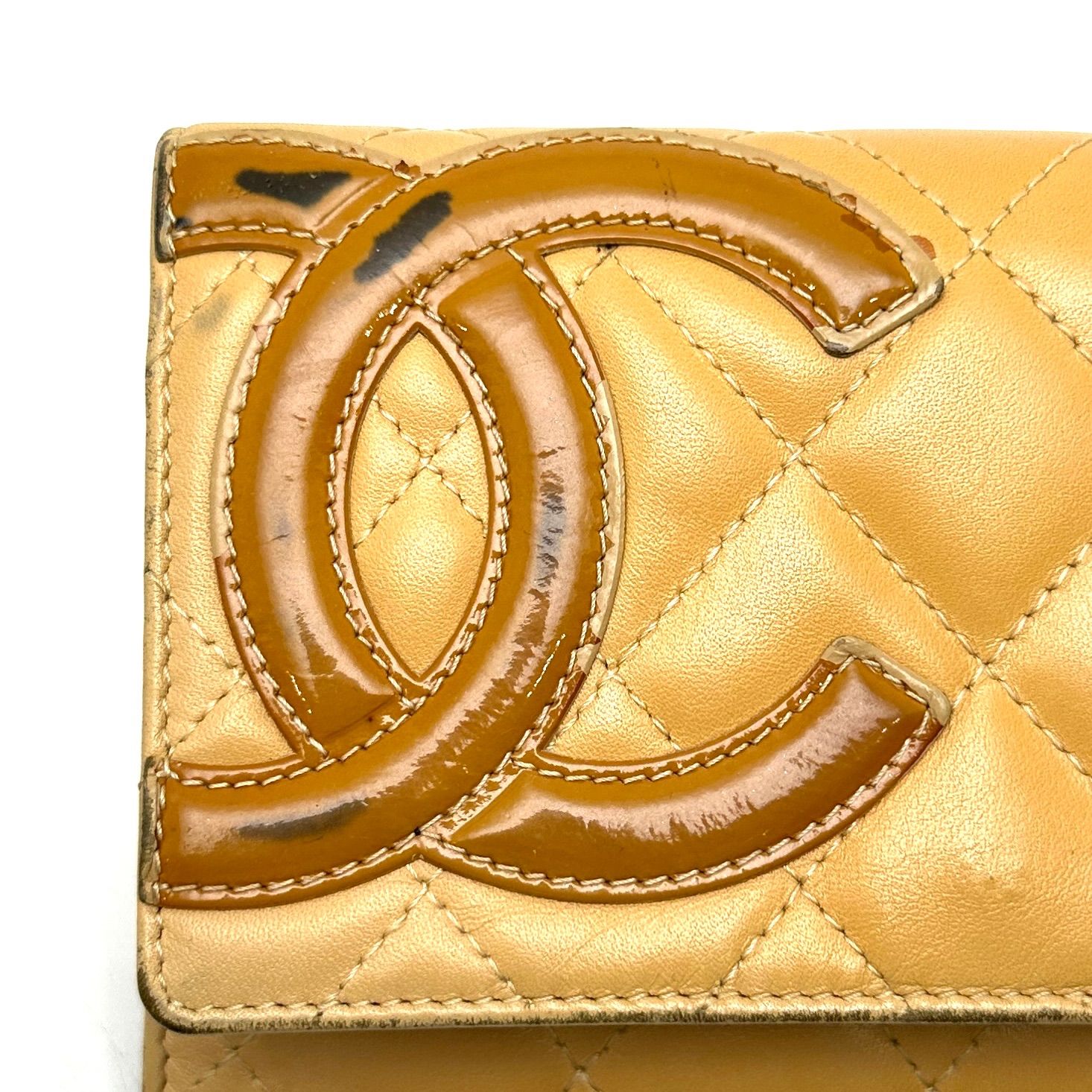 楠本質店/元住吉】シャネル CHANEL カンボンライン 二つ折り